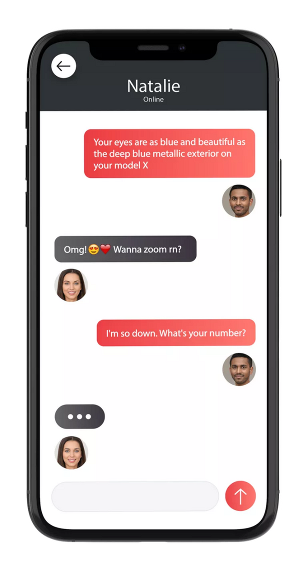 Tesla Dating aplikace