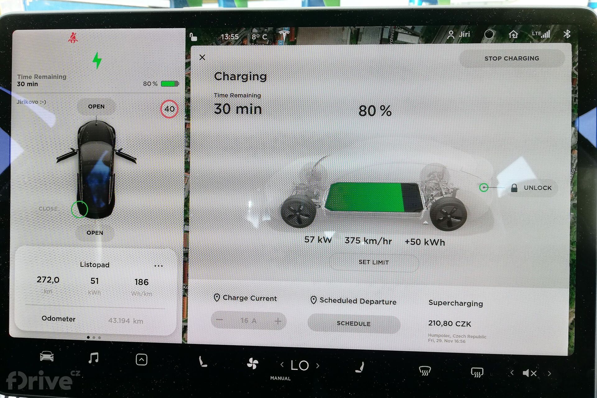 Tesla Model 3 na IONITY