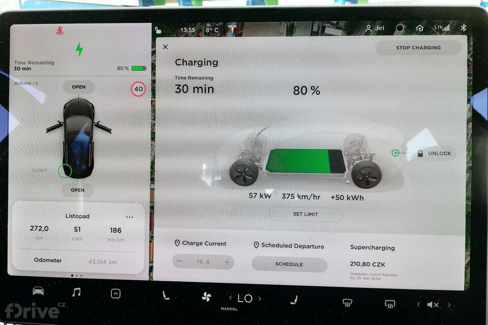 Tesla Model 3 na IONITY