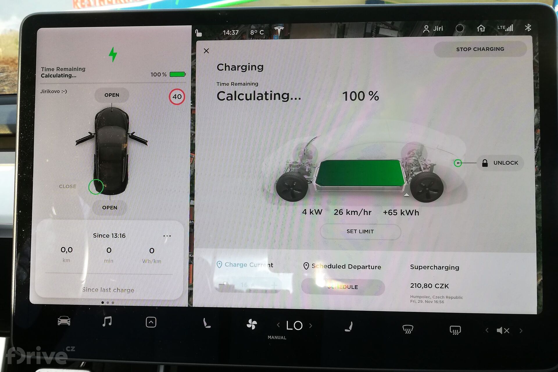 Tesla Model 3 na IONITY