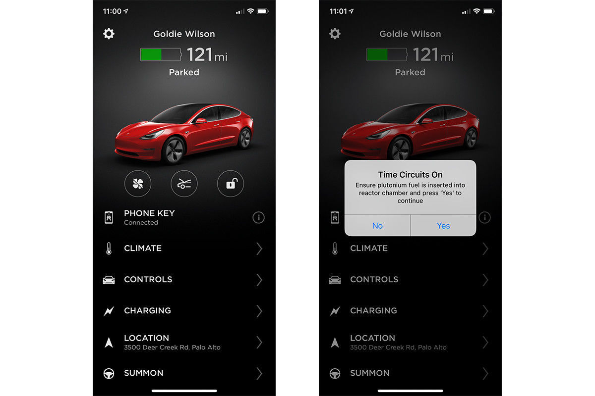 Tesla Model 3 na nové aplikaci