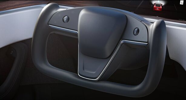 Tesla Model S - nový volant