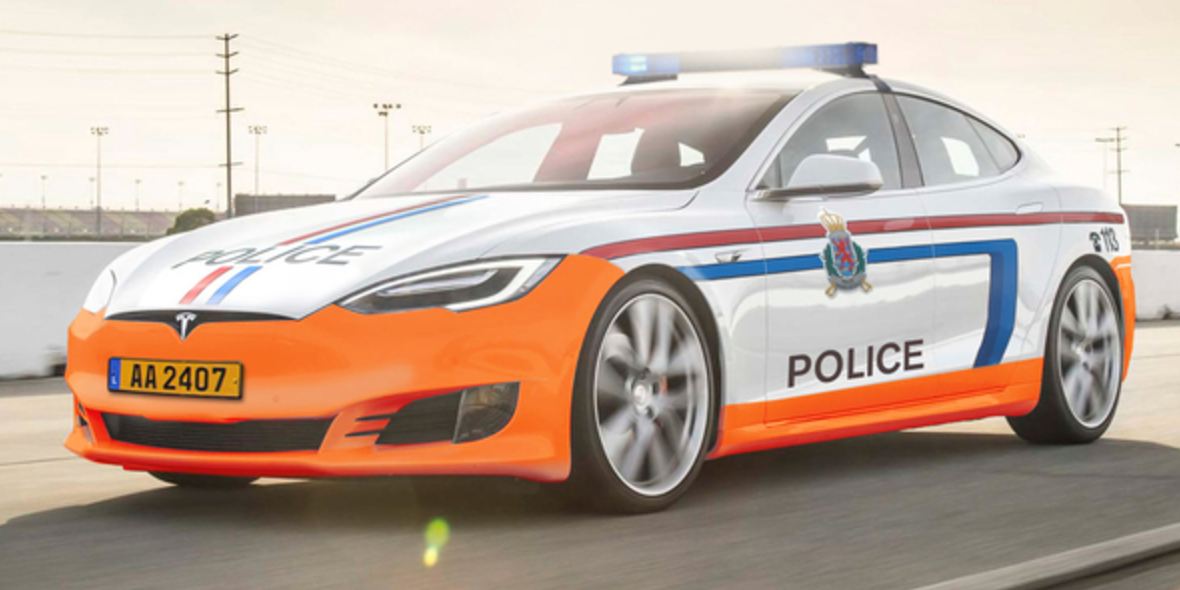 Tesla Model S (lucemburská policie)