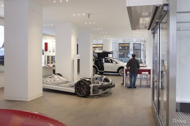 Tesla showroom