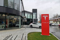 Tesla showroom v Praze