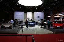 Tesla stánek Paříž