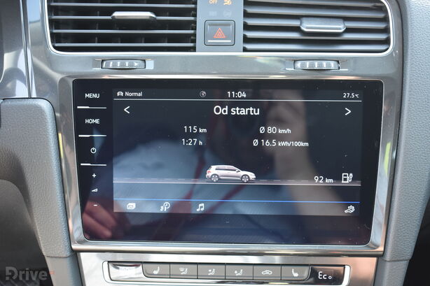 test nabíjení E-Golf 2018