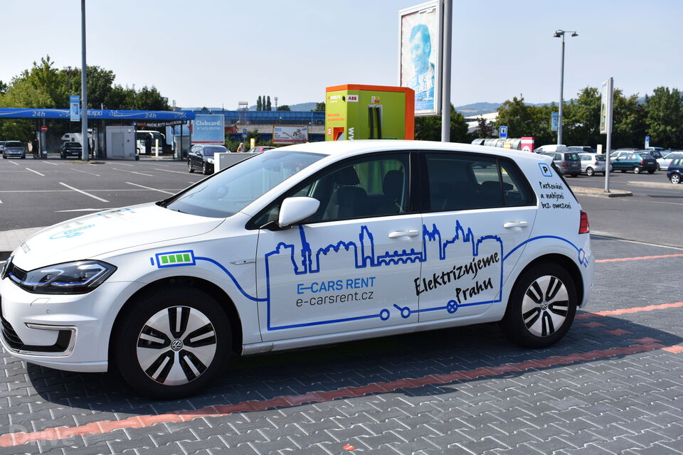 test nabíjení E-Golf 2018