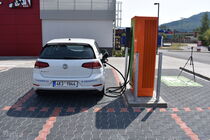 test nabíjení E-Golf 2018