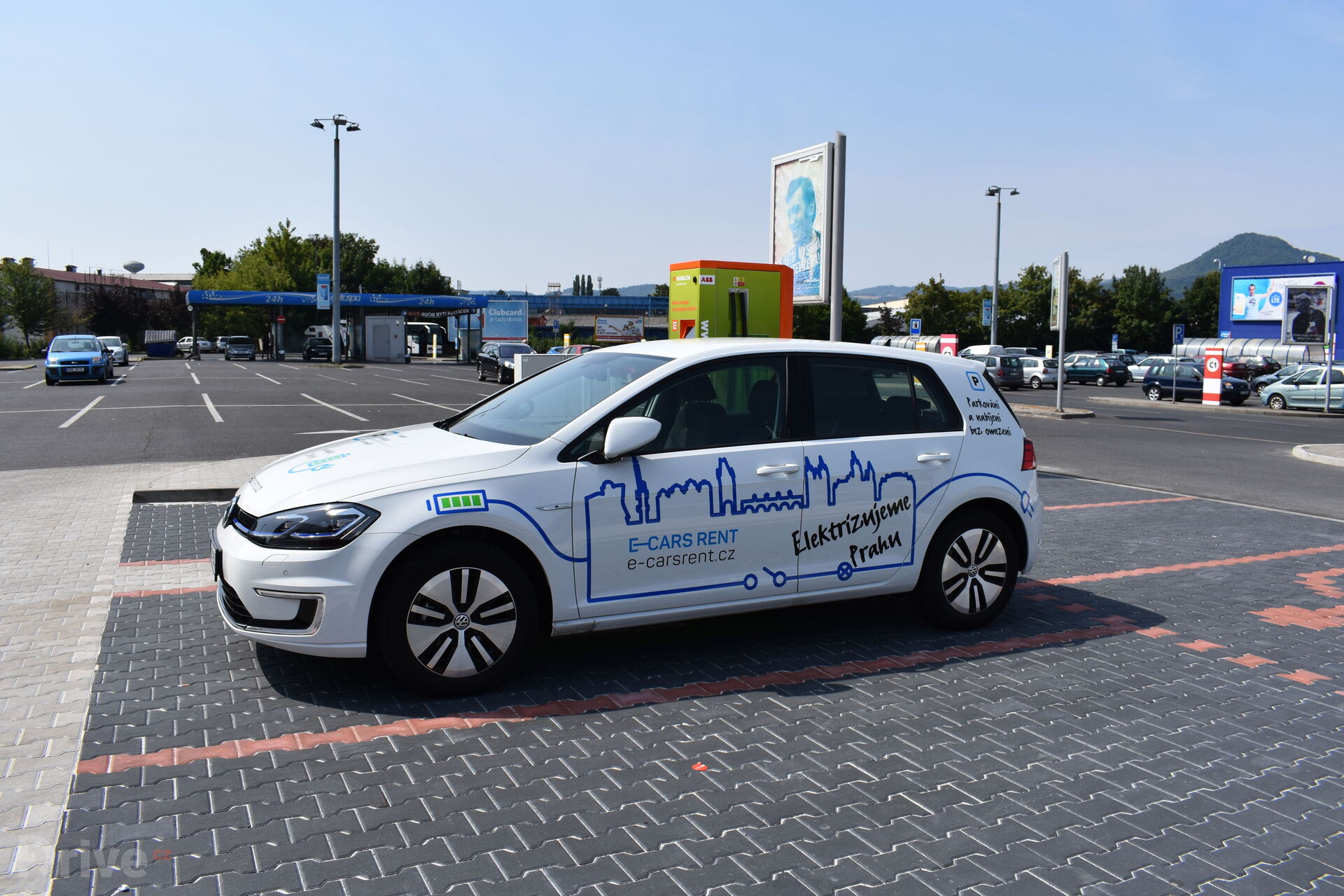 test nabíjení E-Golf 2018