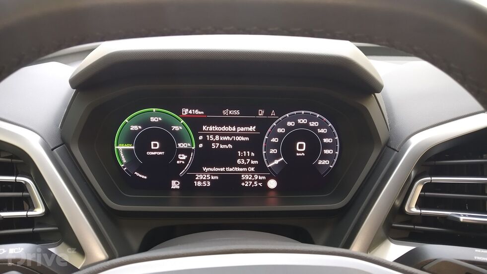 test spotřeby u Audi Q4 e-tron