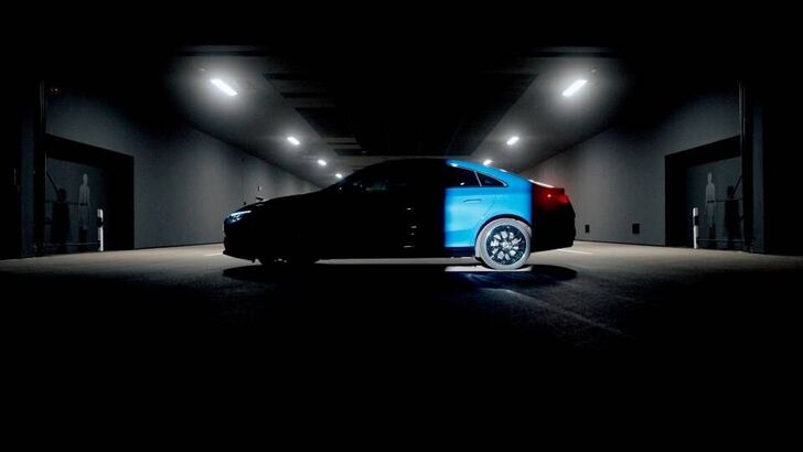 Testovací centrum světel Mercedes-Benz