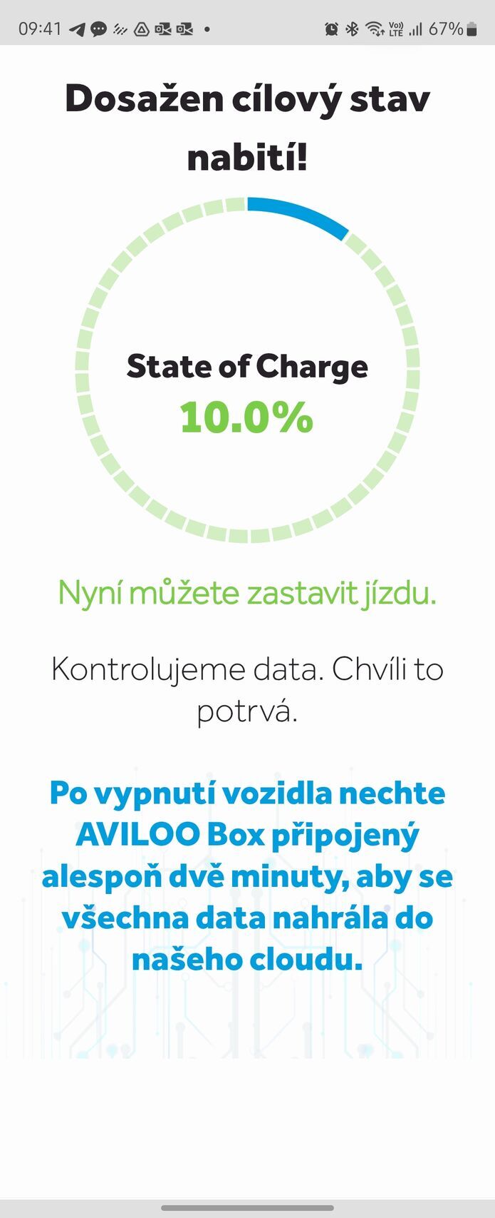 Testování degradace baterie