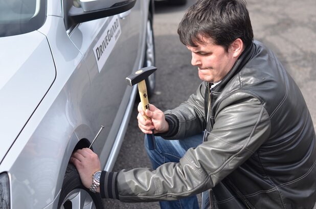 Testování pneumatik DriveGuard