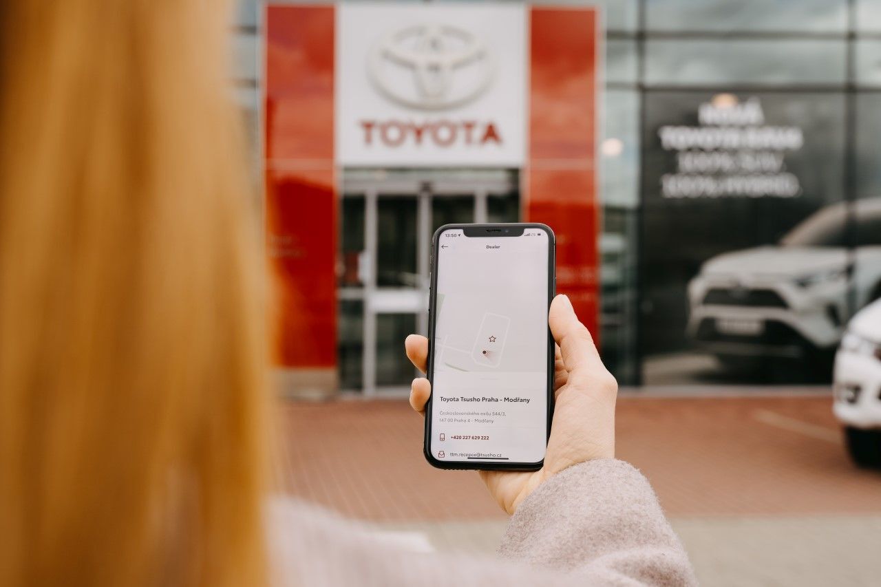 Toyota a její aplikace MyT