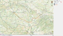 Trasy všech vozidel