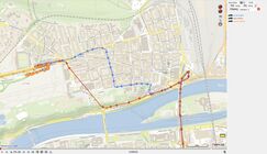 Trasy všech vozidel