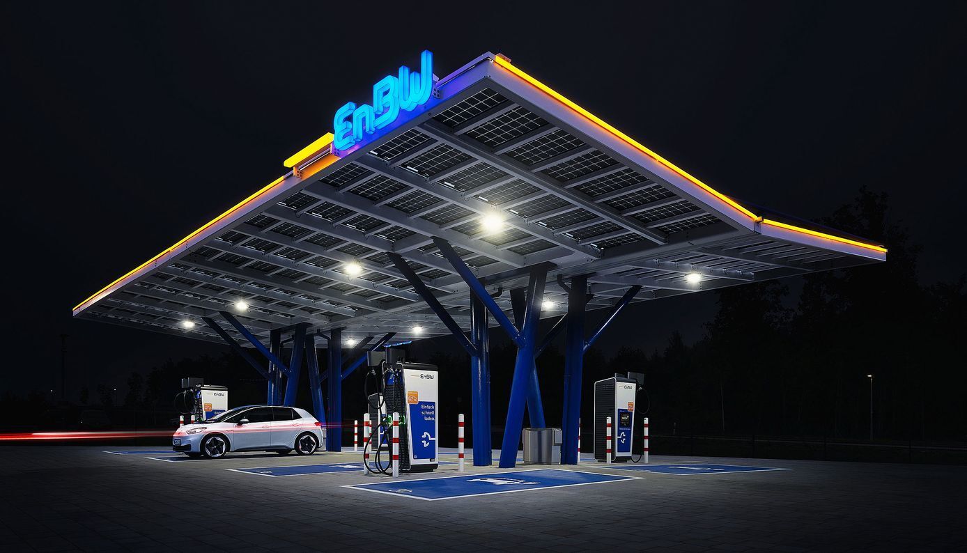 Ultra-rychlá nabíjecí stanice ENBW v Německu