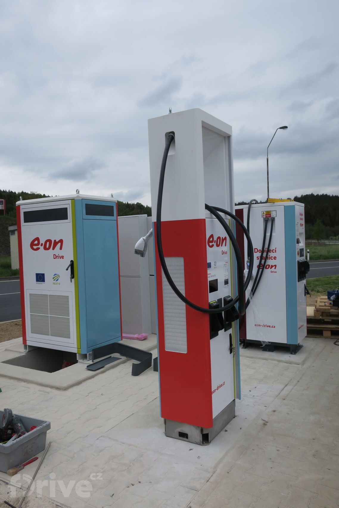 Ultra-rychlá nabíjecí stanice e.on na Rozvadově