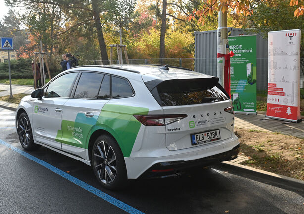 Unikátní nabíjecí stanice v Brně