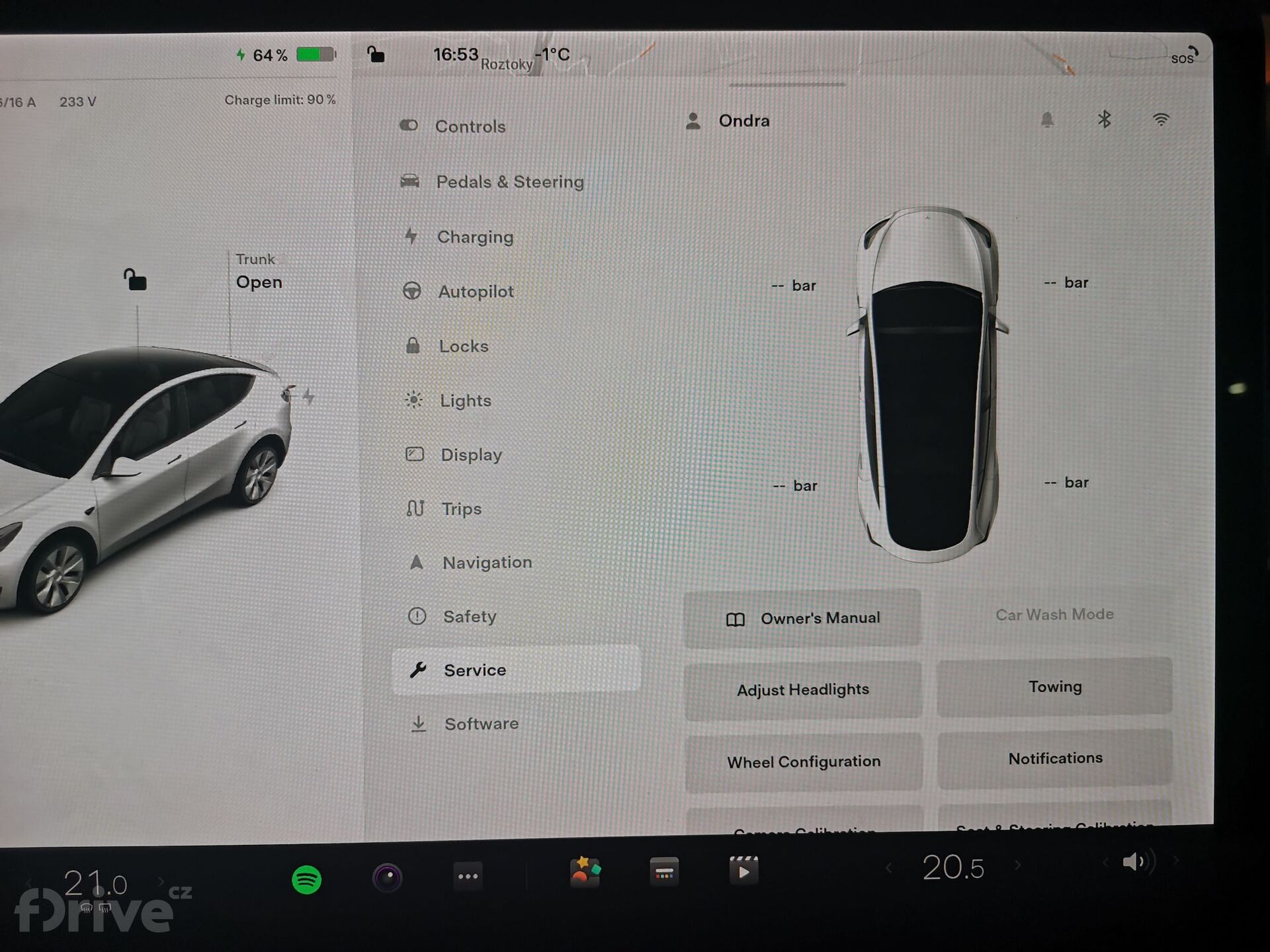 Vánoční update Tesla (2021)