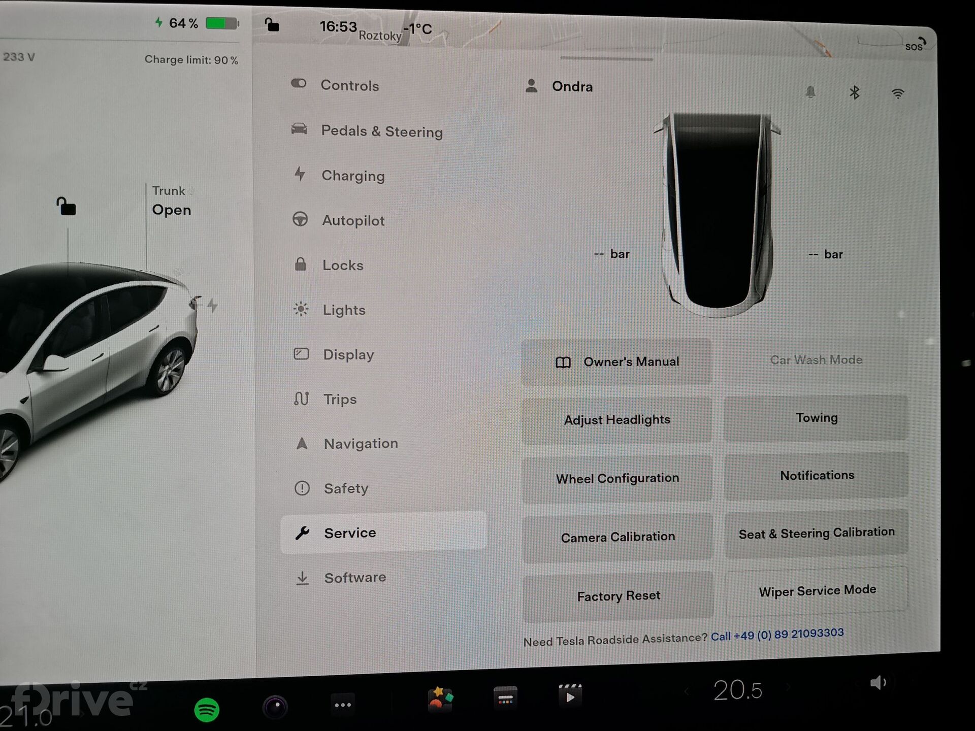 Vánoční update Tesla (2021)