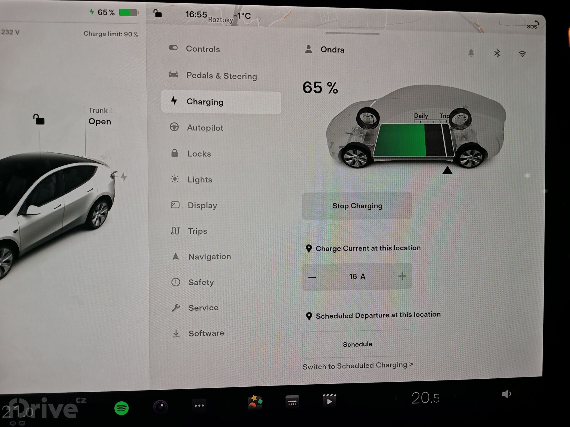 Vánoční update Tesla (2021)