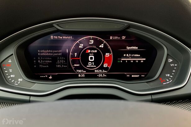 Virtual cockpit v Audi SQ5
