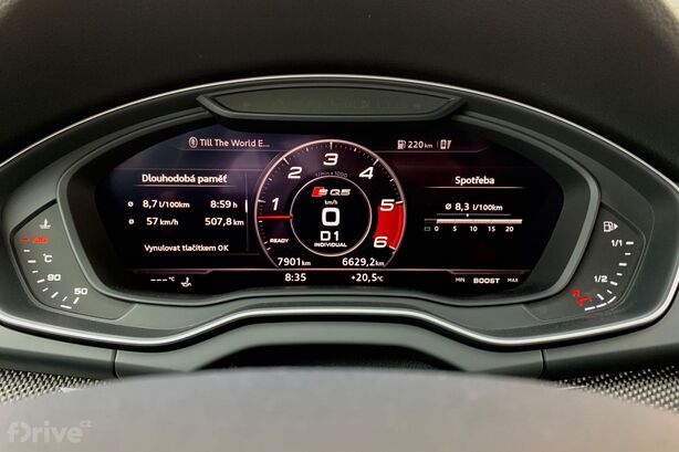 Virtual cockpit v Audi SQ5
