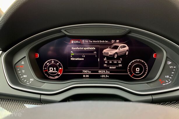 Virtual cockpit v Audi SQ5