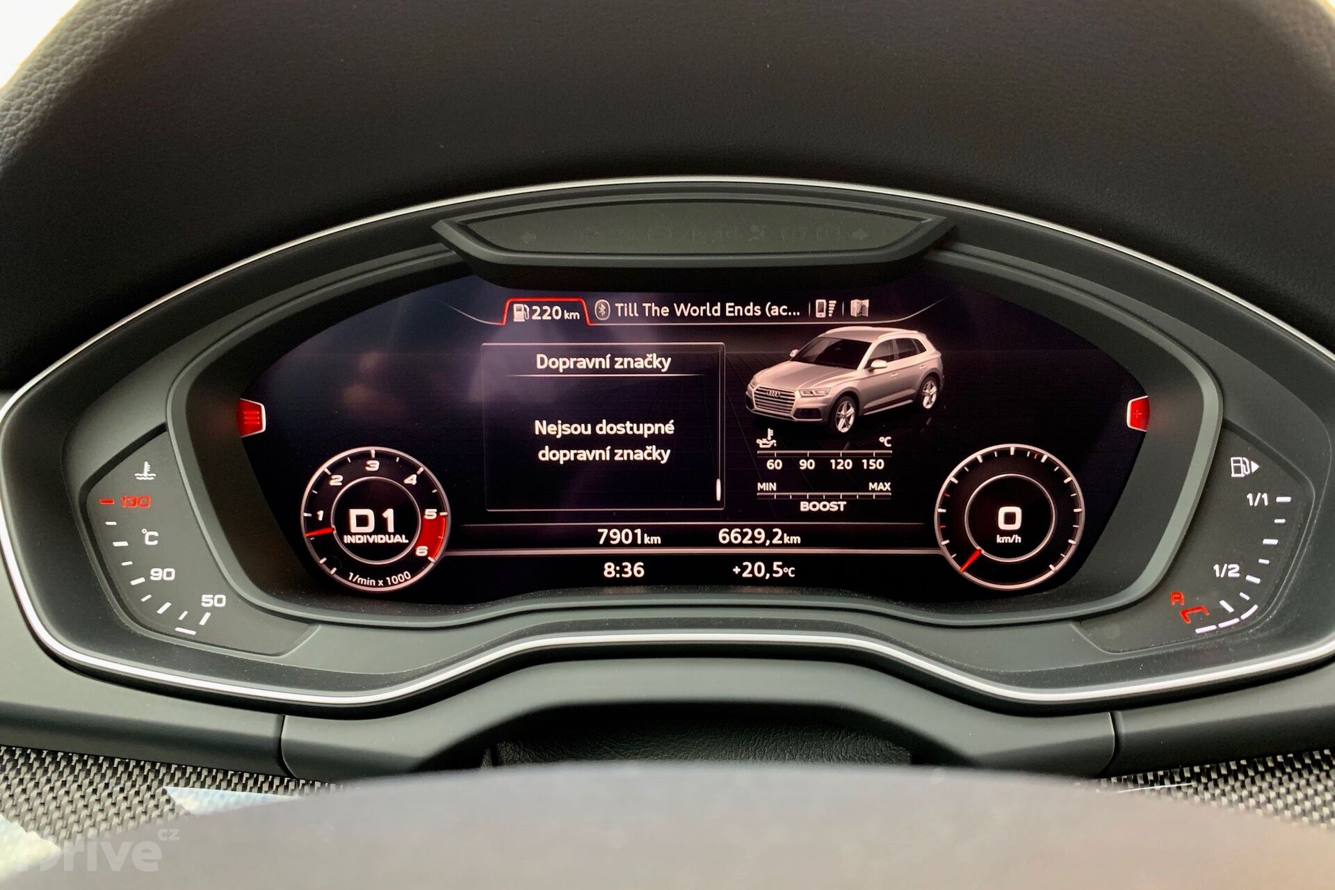 Virtual cockpit v Audi SQ5