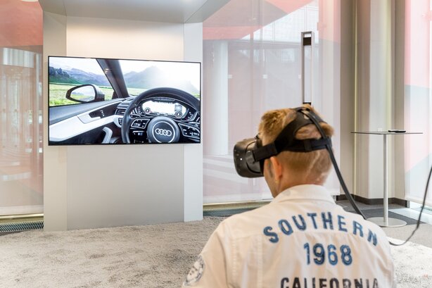 Virtuální realita v showroomech Audi