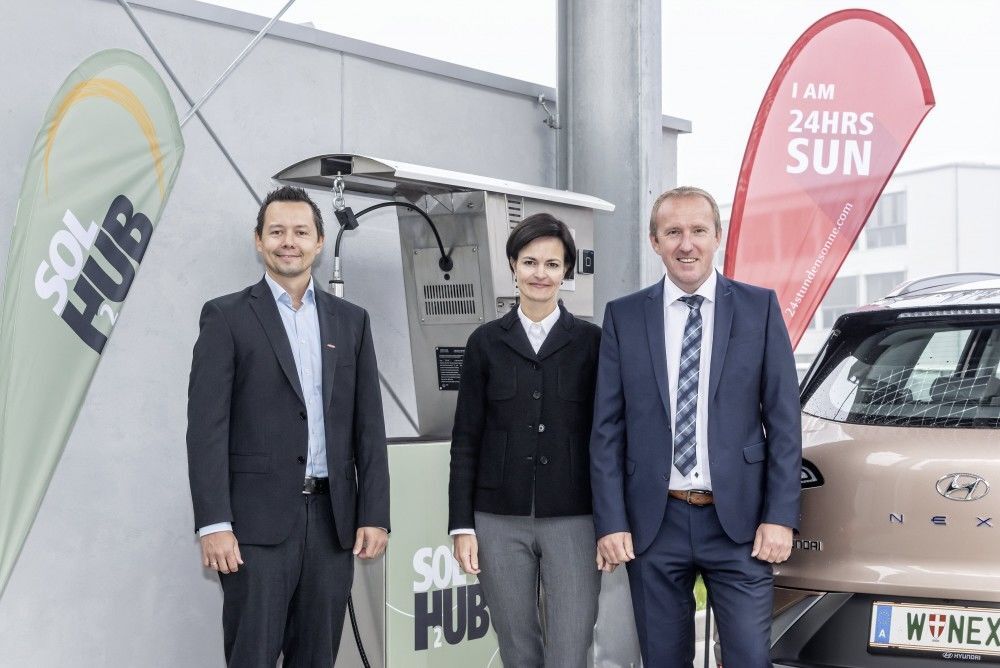 Vodíková čerpací stanice SOLH2UB