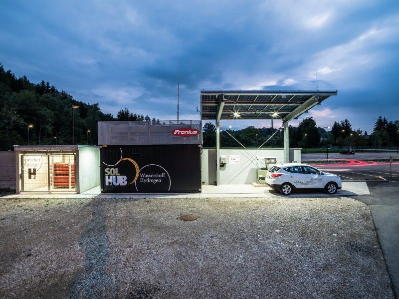 Vodíková čerpací stanice SOLH2UB