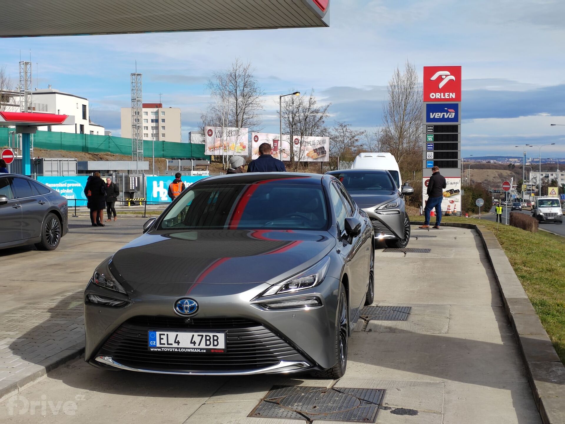 Vodíková plnicí stanice Orlen Unipetrol Praha Barrandov