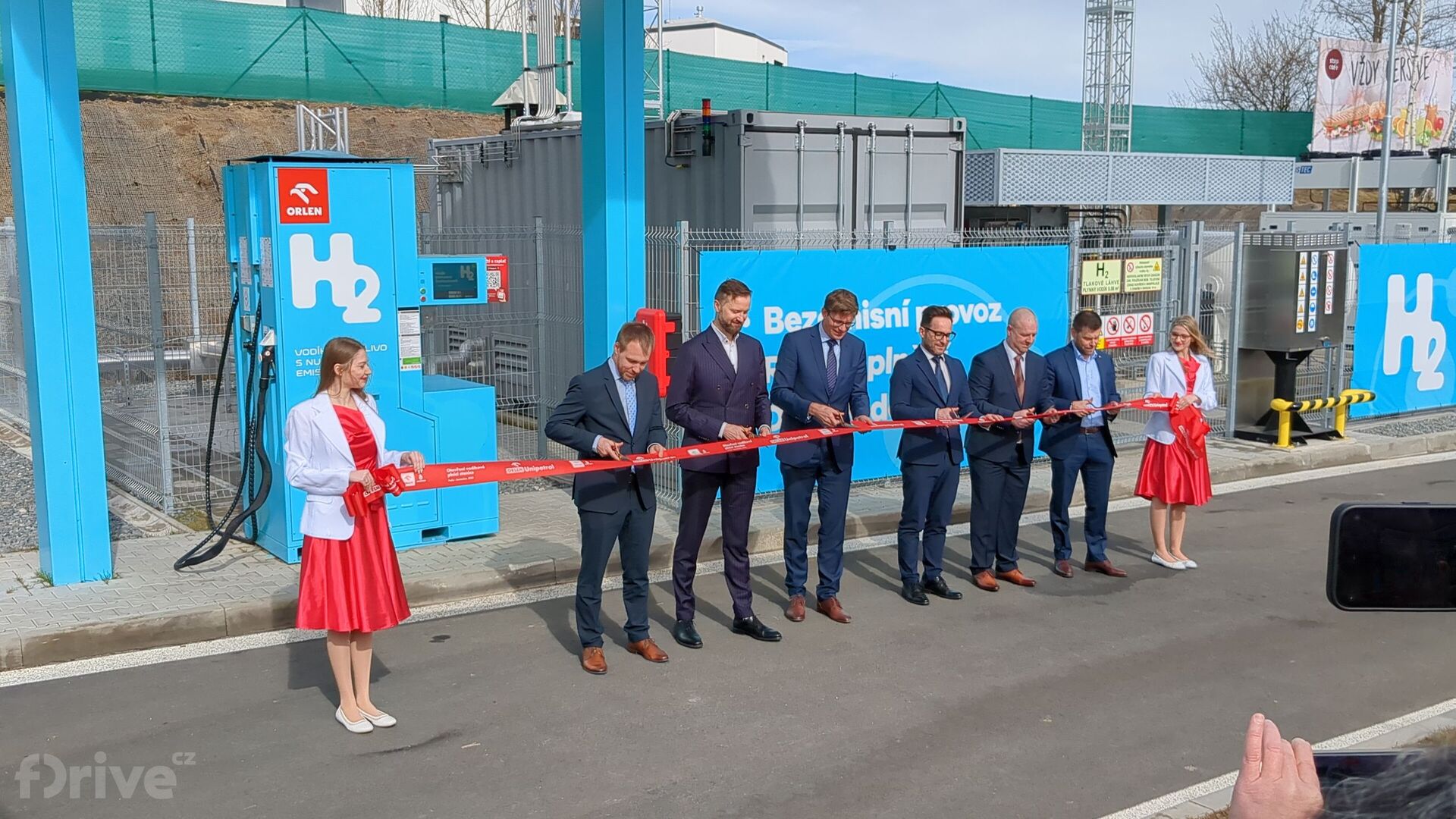 Vodíková plnicí stanice Orlen Unipetrol Praha Barrandov