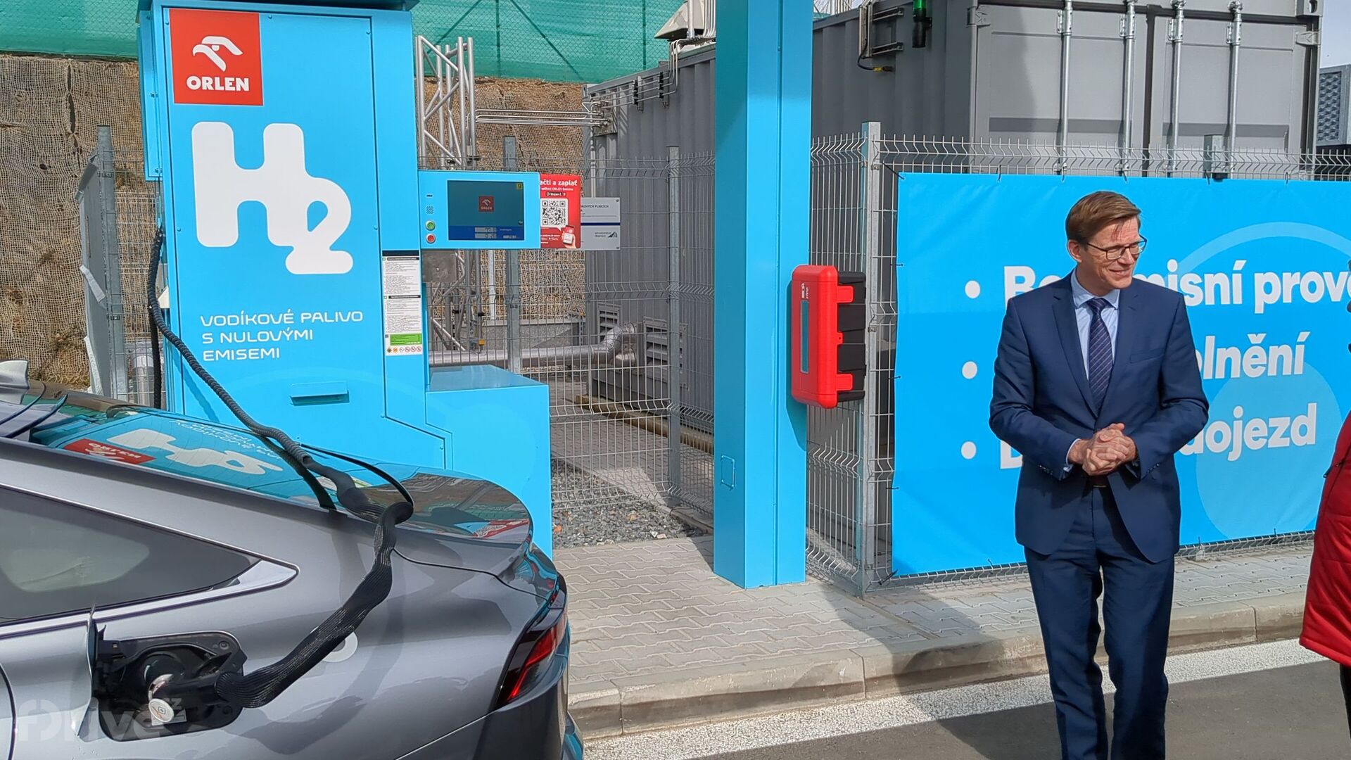 Vodíková plnicí stanice Orlen Unipetrol Praha Barrandov