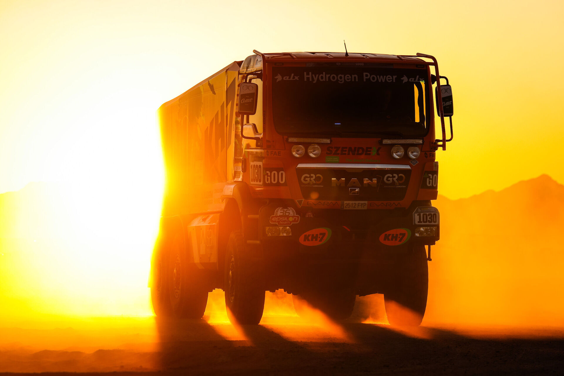 Vodíkový kamion MAN na Rally Dakar 2024