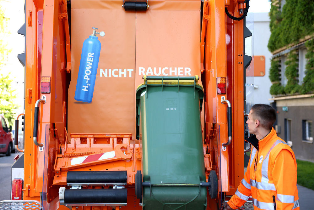 vodíkový popelářský vůz