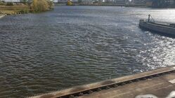 Vodní elektrárna na Labi v obci Píšťany