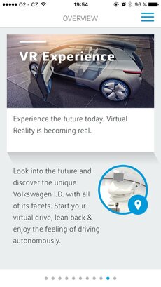 Volkswagen aplikace