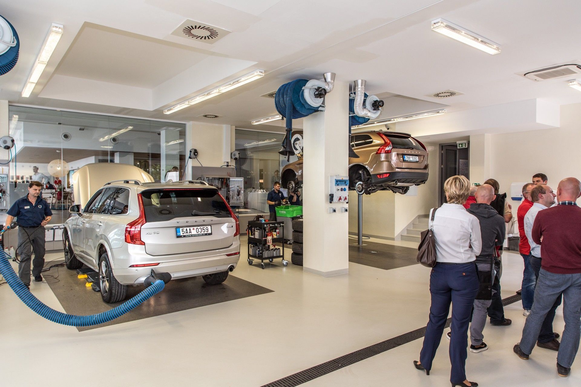 Volvo showroom