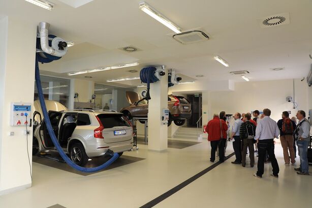 Volvo showroom