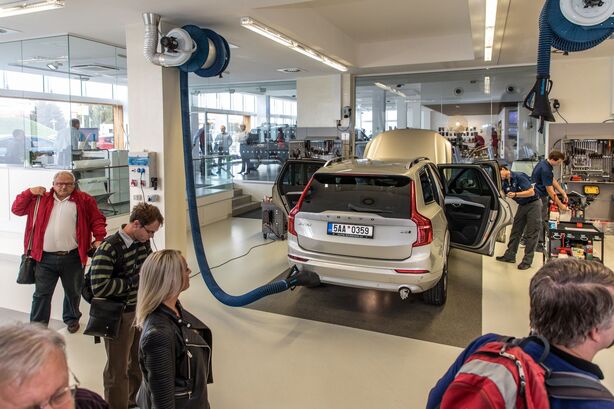 Volvo showroom