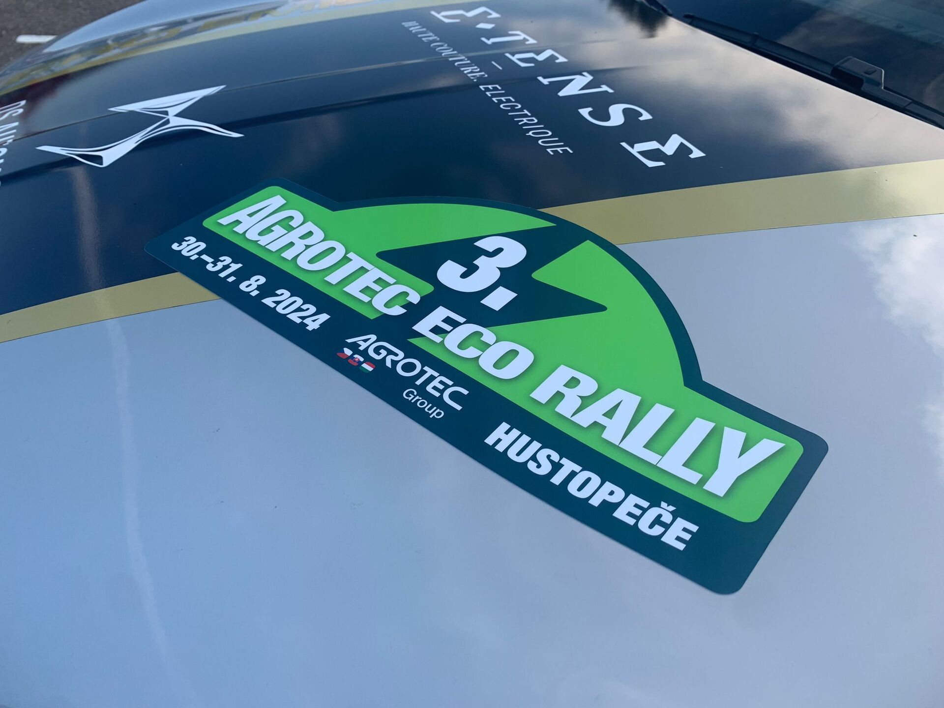 Vozy DS3 E-Tense na 3. Agrotec Eco Rally Hustopeče