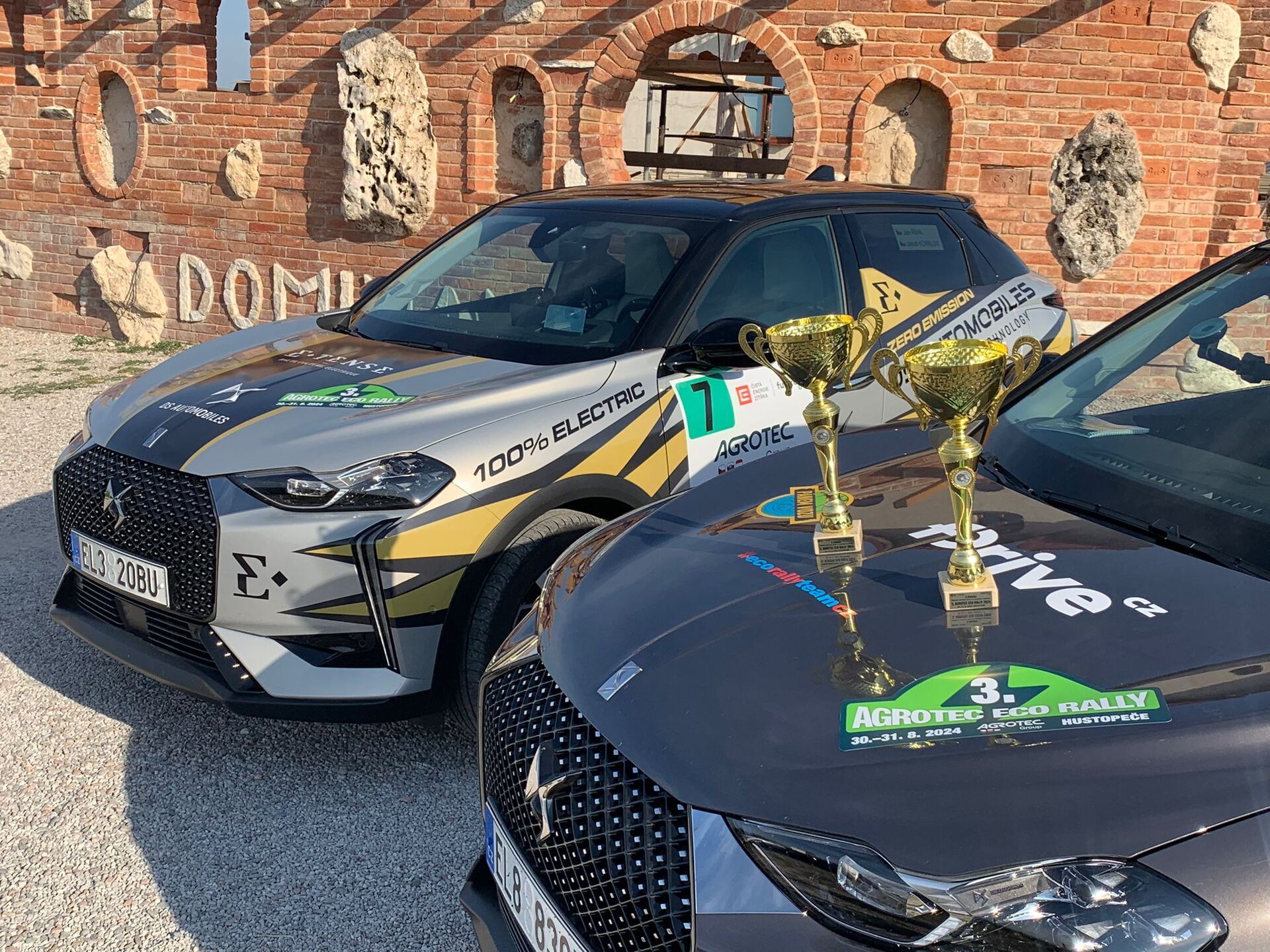 Vozy DS3 E-Tense na 3. Agrotec Eco Rally Hustopeče