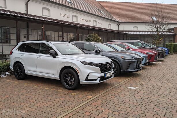 Vozy na testovacích jízdách Auto Roku 2024