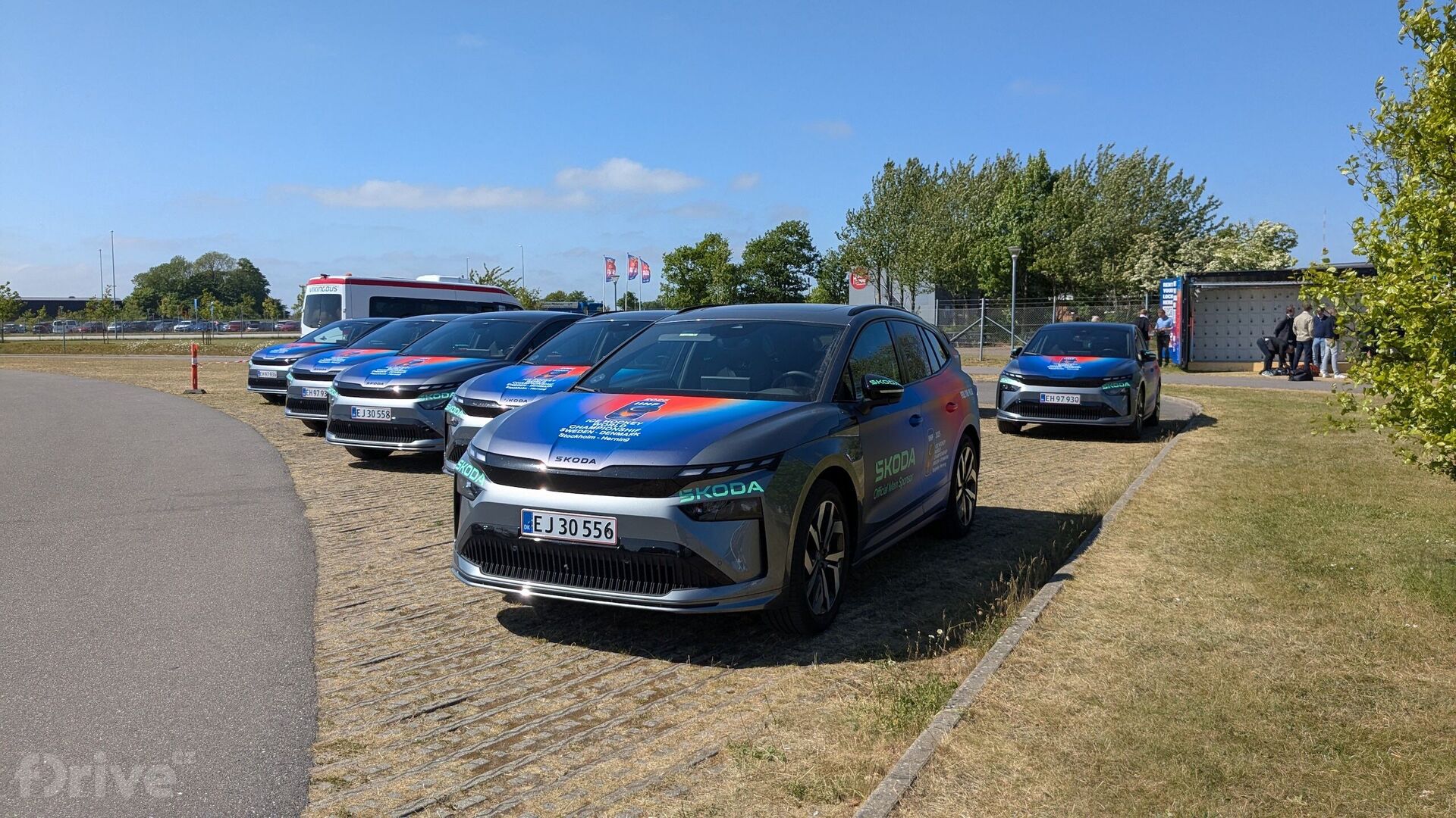 Vozy Škoda Enyaq a Enyaq Coupé na mistrovství světa v ledním hokeji