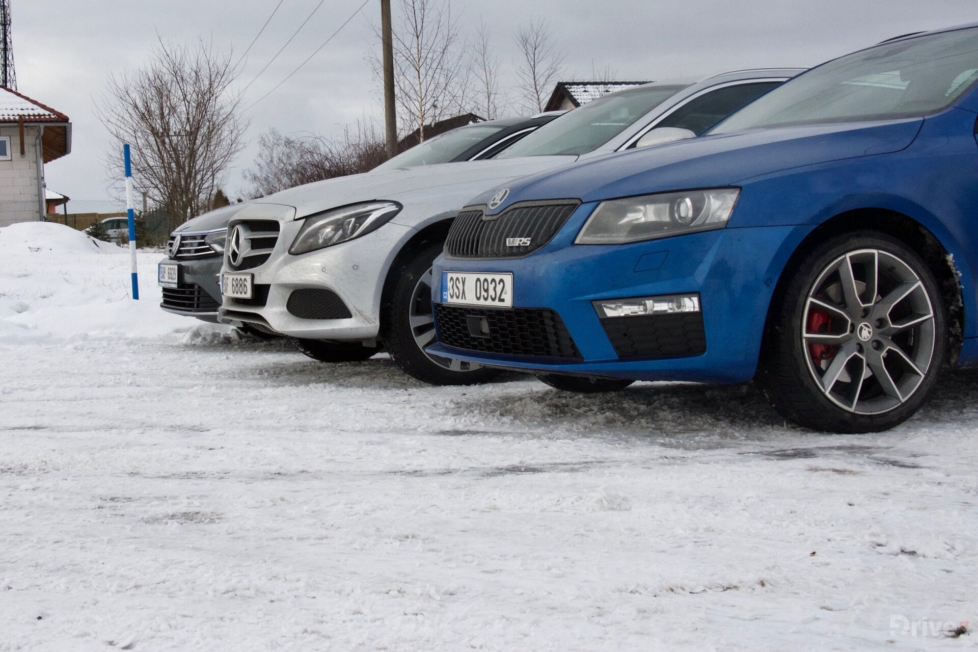 VW Passat GTE, Mercedes C 350 e a Škoda Octavia RS TDI