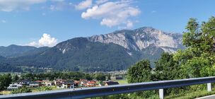 Výhled na hory cestou